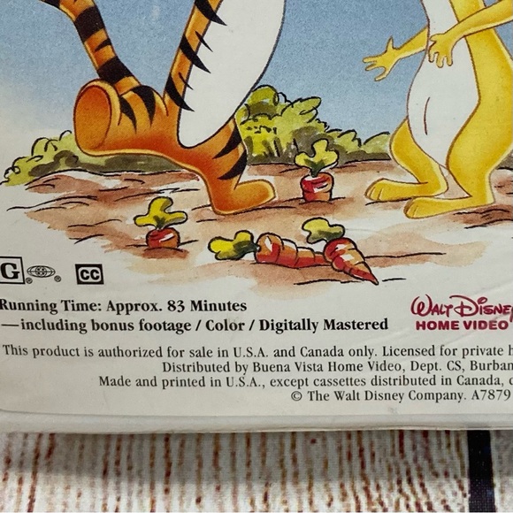 Disney’s Winnie The Pooh VHS Commemorative Edition 7074 Vintage - Picture 6 of 12